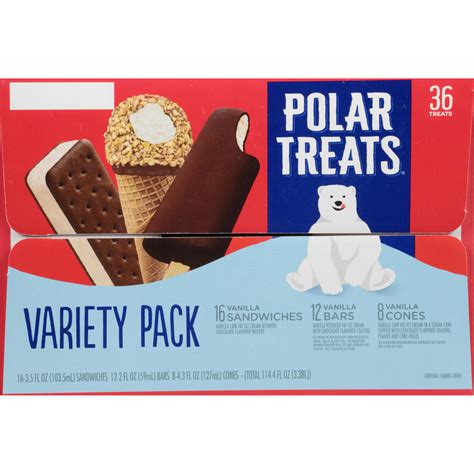 Polar Treats Ice Cream Novelties Variety Pack 36 Ct My Kosher Cart