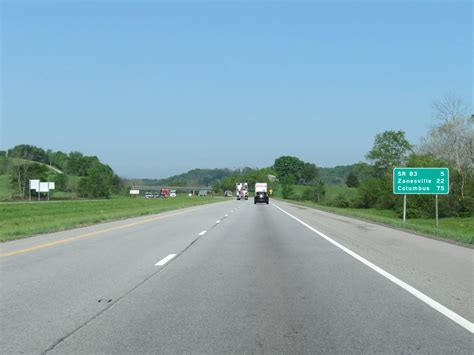 Ohio Interstate 70 Westbound Cross Country Roads