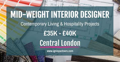 Mid Weight Interior Designer Jobs London United Kingdom
