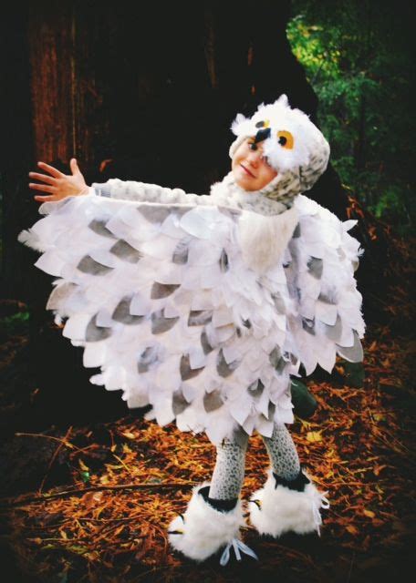 No Sew Snowy Owl Costume Diy My Fav Costume Ever Owl