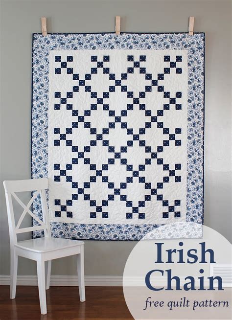 A Bright Corner Irish Chain Quilt And Faded Memories Blog Tour