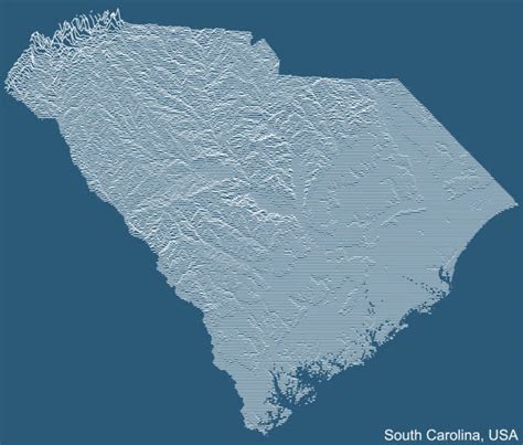 430 South Carolina Cartography Map Topography Stock Photos Pictures