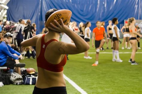 ford makes the cut at lingerie football league tryouts