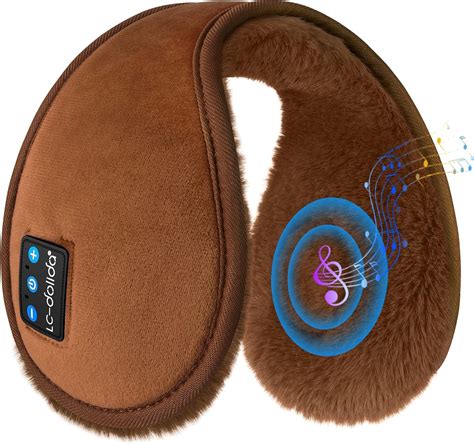 Lc Dolida Bluetooth Ear Warmers Winter Music Earmuffs