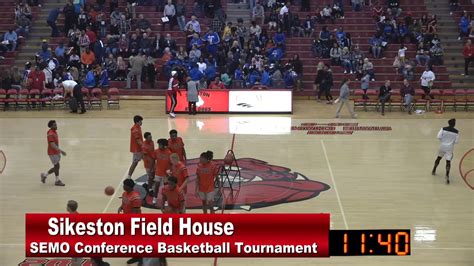 Semo Conference Boys Basketball Tournament 1 Charleston Vs 4 Sikeston