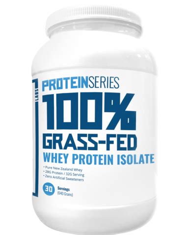 Proteinseries Grass Fed Whey Protein Isolate Best Protein Powder