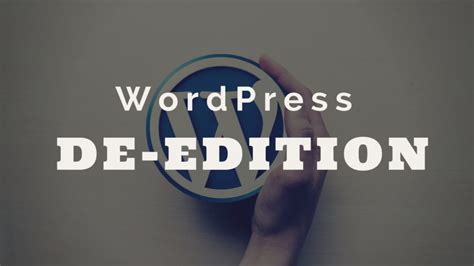 Wordpress De Edition