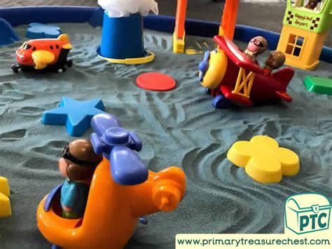 Transport Themed Sand Play Tuff Tray Ideas And Activities Primary