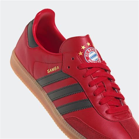 Fc Bayern Munich X Adidas Samba Team Power Red Online Sneaker Store