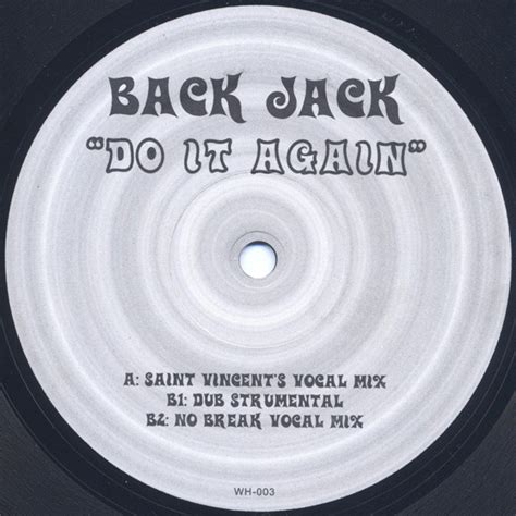 Back Jack Do It Again 2004 Vinyl Discogs