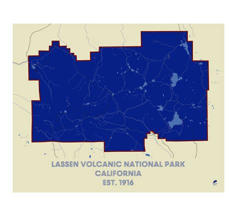 Lassen Volcanic National Park Map Lassen Volcanic National Park