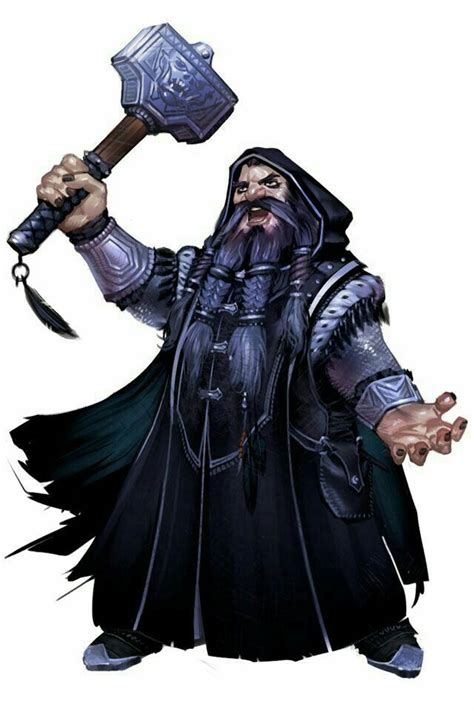 Dwarf Cleric Pathfinder PFRPG DND D D D20 Fantasy Fantasy Dwarf