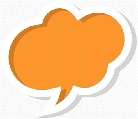 Illustration Graphic Orange Cloud Transparent Png Citypng