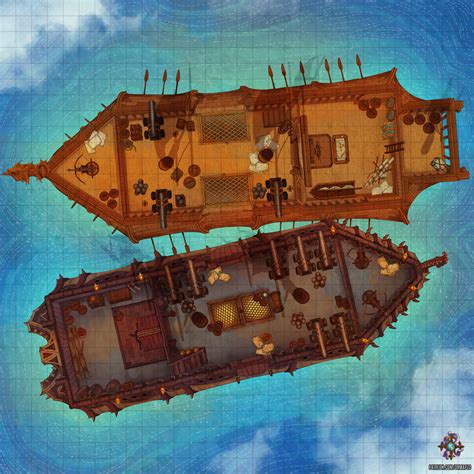 Fantasy Places Fantasy Map Warship Battle Ship Map Building Map