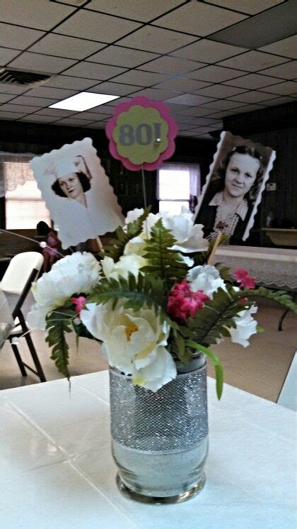Ideas For Table Decorations For 80th Birthday Party Designswhile