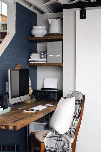 75 Small Home Office Ideas For Men Masculine Interior Designs