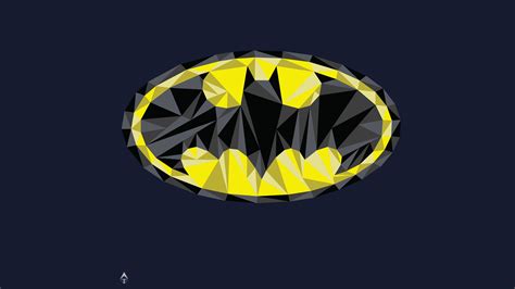 Batman Low Poly Logo logo wallpapers, hd-wallpapers, digital art wallpapers, behance wallpapers ...