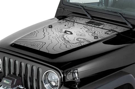 Jeep Wrangler Hood Graphics Map Racerx Customs Truck Graphics
