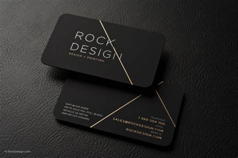 Luxury Business Cards Free Business Card Templates Rockdesign