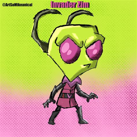 Invader Zim Fanart By Me Rinvaderzim