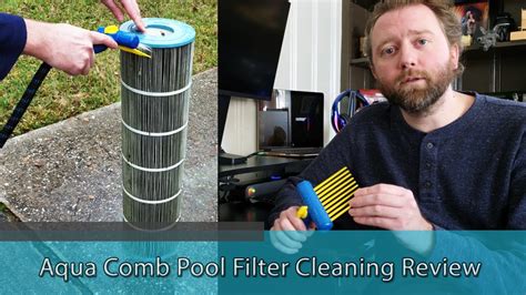 CLEANING POOL FILTER MADE EASY Aqua Comb Review YouTube