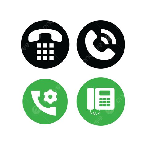 Telephone Call Contact Vector Hd Png Images Phone Icon Vector