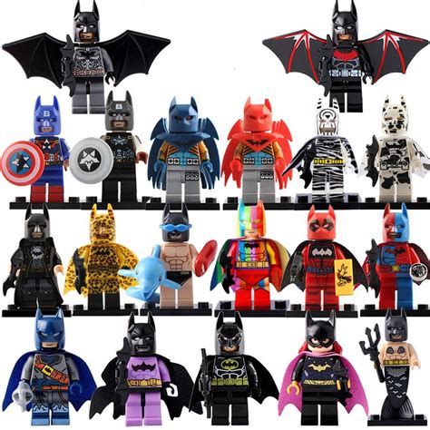 19pcs every batman minifigures compatible lego dc batman
