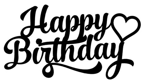 Happy Birthday Silhouette Png Images And Photos Finder