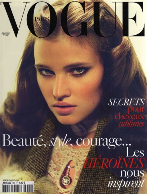 Vogue Paris September 2009 Lara Stone By Mert Marcus Fashion Gone