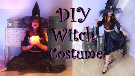 Diy Witch Costume Easy Last Minute Halloween Costume Youtube