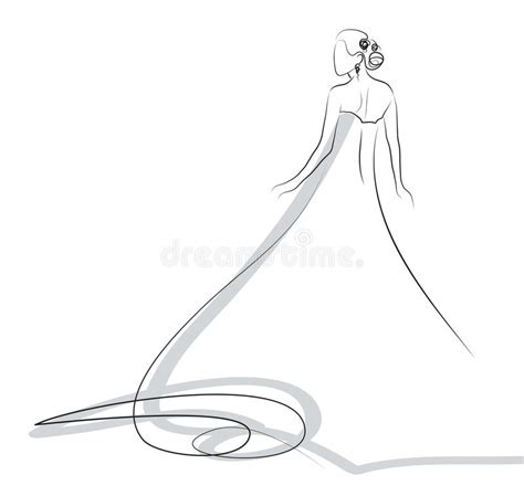 Bride Stock Illustration Illustration Of Female Stroke 55887070