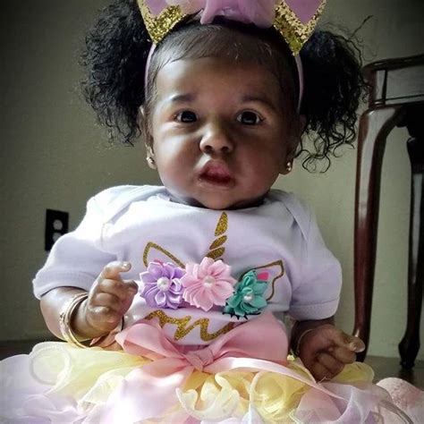 22 Realistic Black Reborn Saskia Baby Toddler Doll Girl