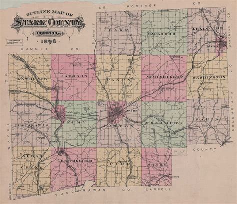 Stark County Ohio Map