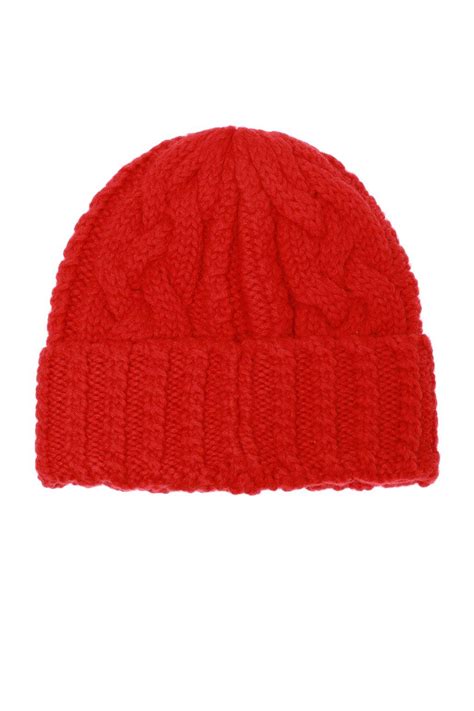 Ami Wool Hat In Red For Men Lyst