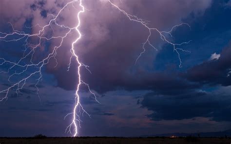 Lightning Wallpaper Stormy Sky