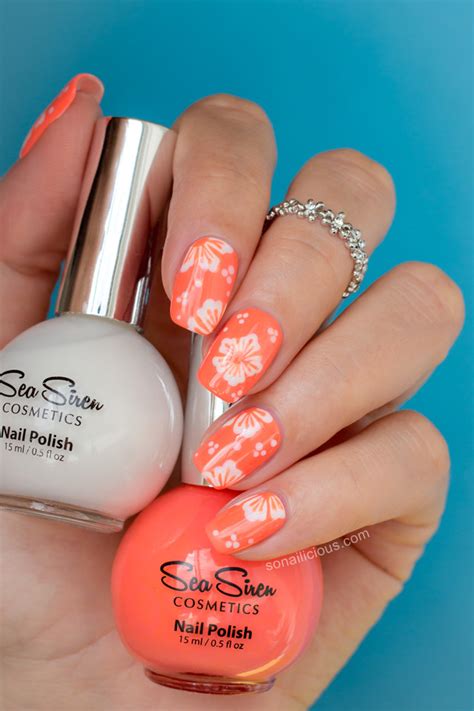Maybe you would like to learn more about one of these? Hawaiian Flower Nail Art Tutorial