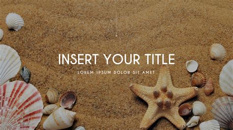 Summer Beach Presentation Powerpoint Templates Design