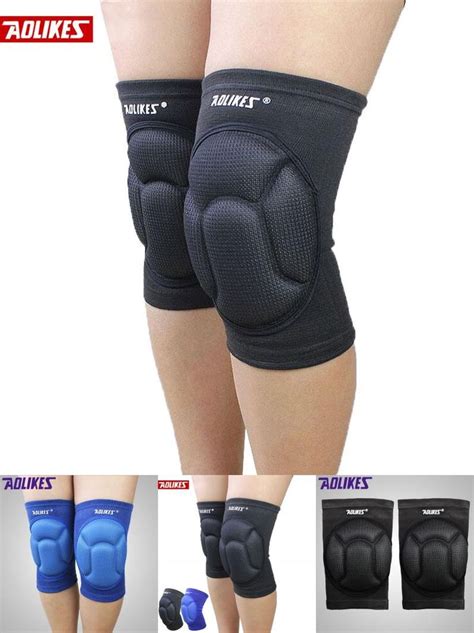 Visit To Buy Thickening Football Volleyball Extreme Sports Knee Pads