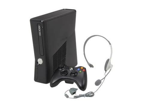 Microsoft Xbox 360 Slim 4gb Internal Flash Memory Black Xbox 360 Consoles