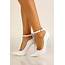 White Patent Pointy Toe High Heels