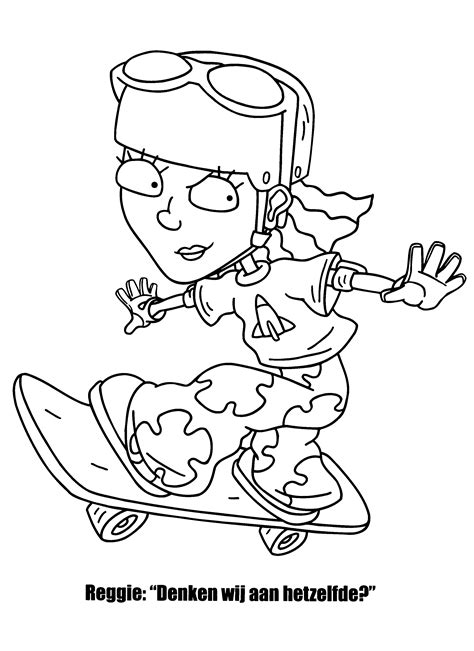 Our coloring pages require the free adobe acrobat reader. Rocket power Coloring Pages - Coloringpages1001.com