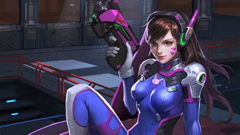 Dva Overwatch Art 2020 Hd Games 4k Wallpapers Images Backgrounds