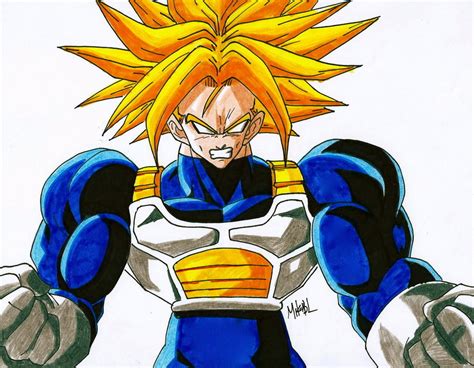 Trunks Ssj2 By Mikees On Deviantart