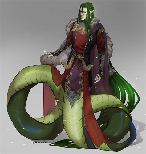 Custom Naga By Pixennon On Deviantart Animation Artwork Character