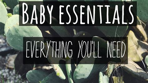 Baby Essentials Everything Youll Need Vegan Minimalist