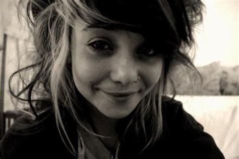 It looked like a short white hair but i pulled it with tweezers for her and the base was much larger in width and length than a hair. black and white, cute, girl, hair, nose ring - image ...