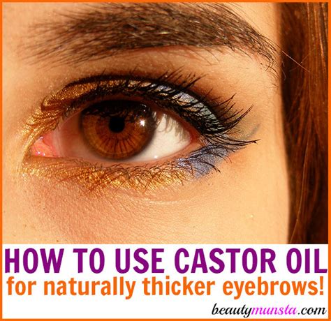 Castor oil for eyebrows is rich in fatty acids, nutrients, and minerals that help nourish and moisturize your eyebrow hair as it triggers hair growth from its hair's follicles. Castor Oil for Eyebrow Growth | How to Use it - beautymunsta
