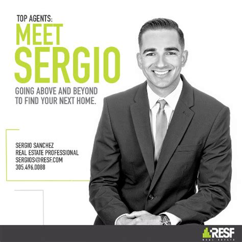 Sergio Sanchez Real Estate Agent Real Estate Sales Force Inc