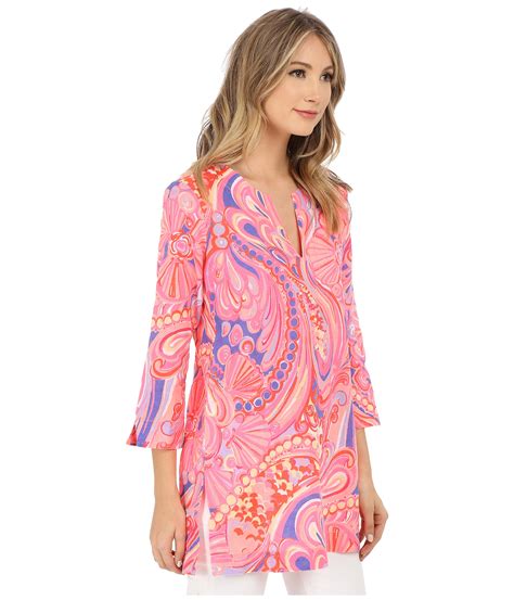 Lilly Pulitzer Marco Island Tunic In Pink Lyst