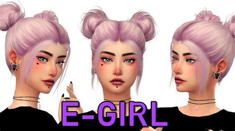 The Sims 4 E Girl Full Cc List Youtube